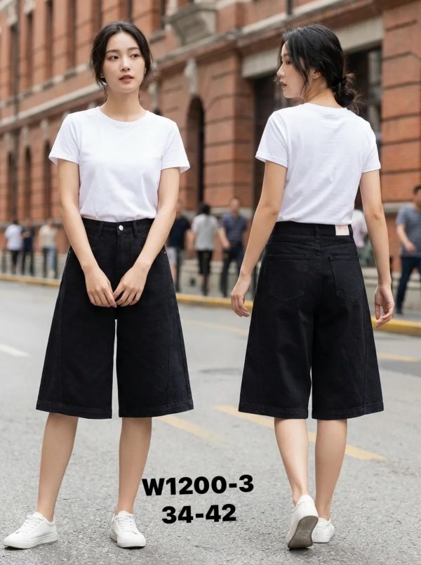 Rybaczki damskie jeansy Roz 34-42, 1 Kolor Paczka 10 szt